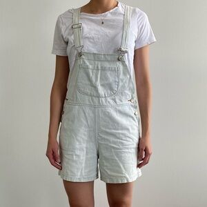 Women's Light Blue Denim Overalls